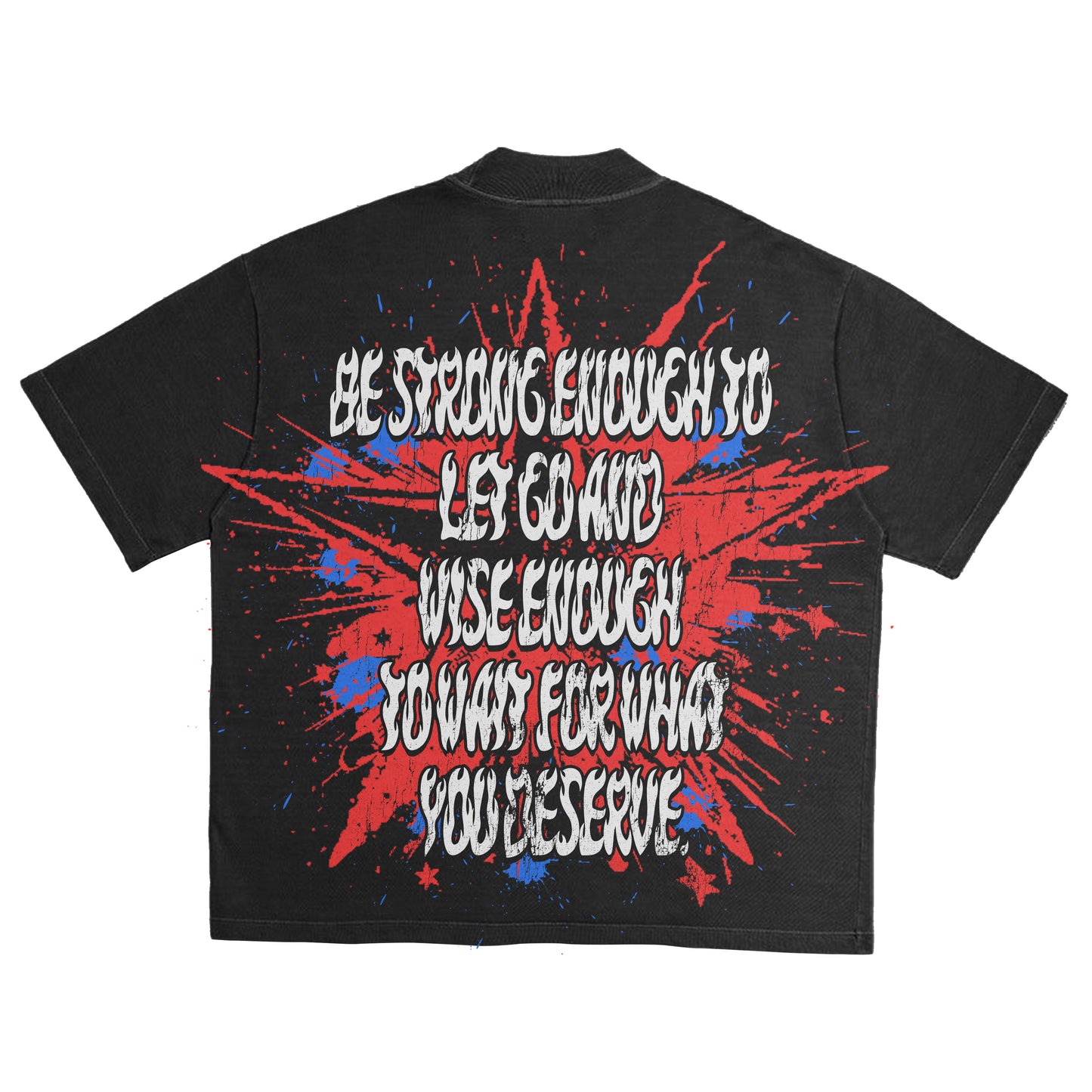 "Let Em gHeaux" - Retro Punk Puff Print Cropped Box Tee